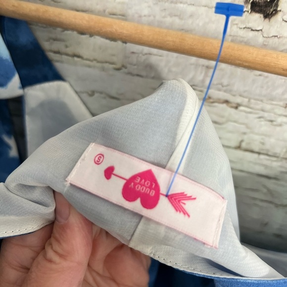 Buddy Love - Star Top blue size small tank top white - Picture 8 of 8